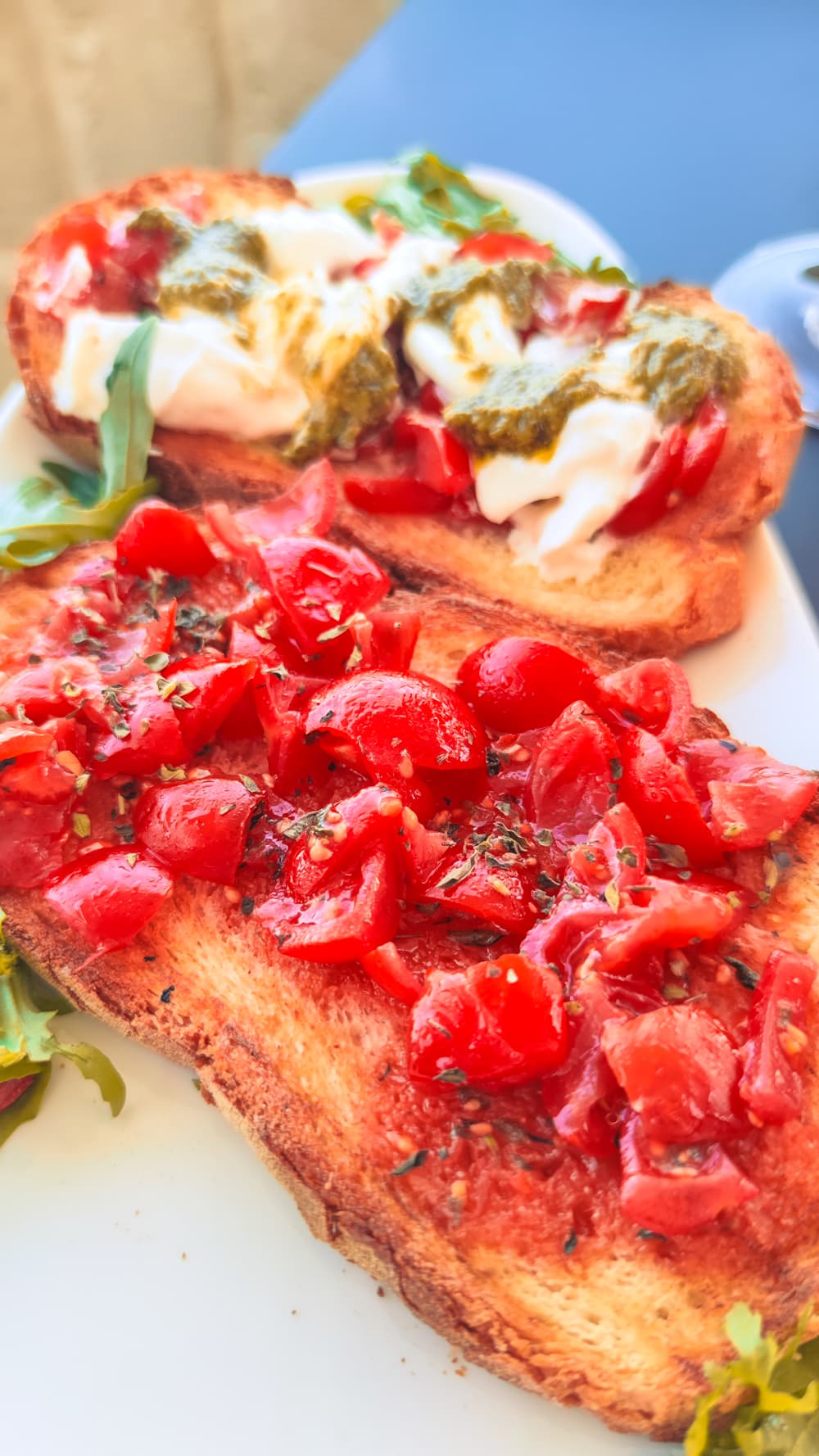 Italian aperitivo - bruschetta