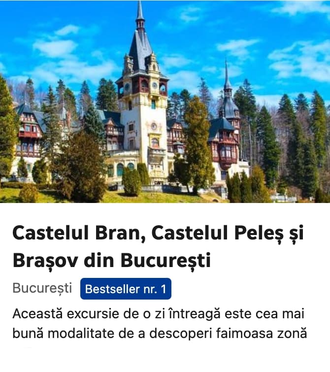 Atractii Booking - Bran Romania