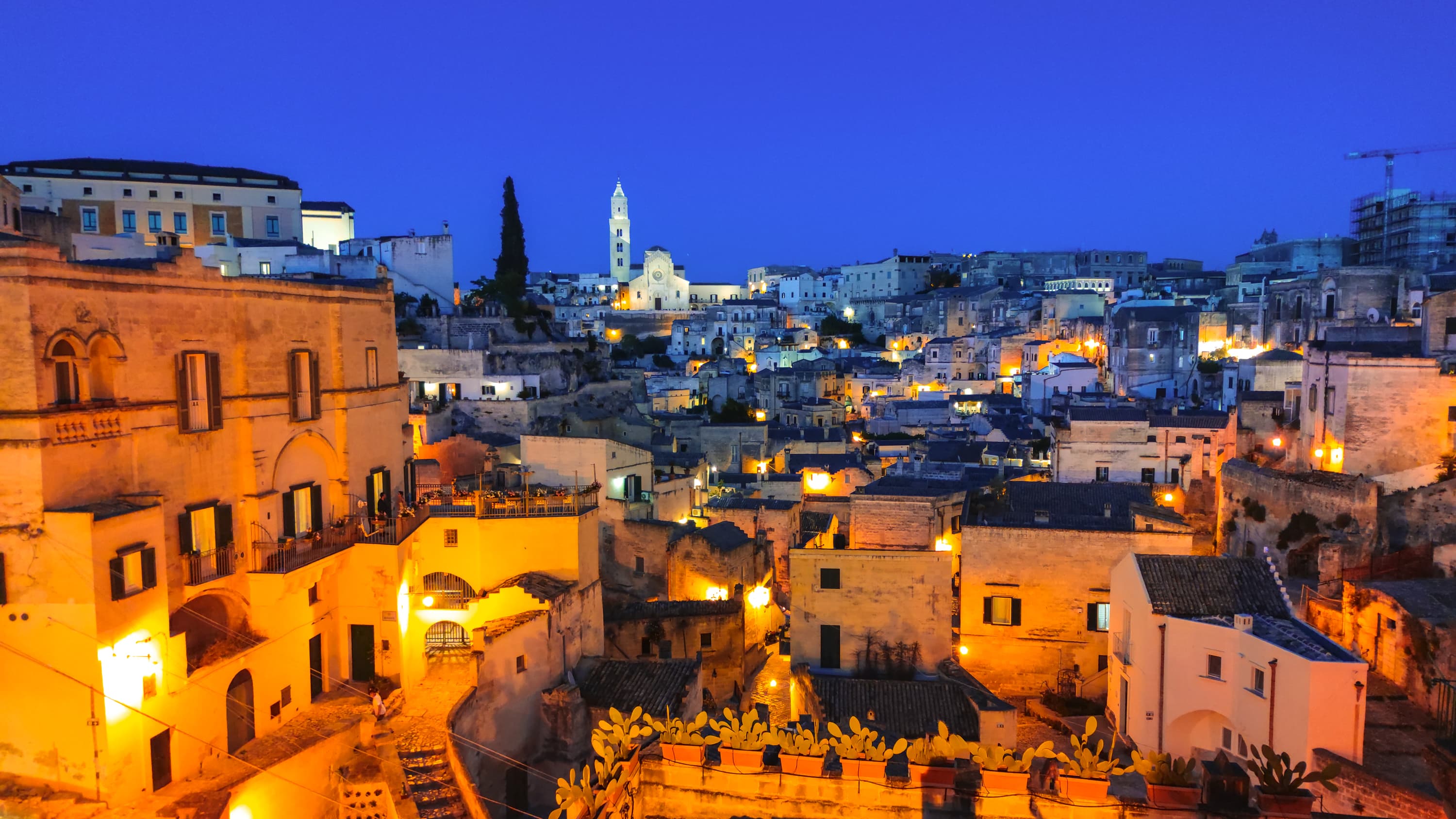 Matera noaptea, Italia