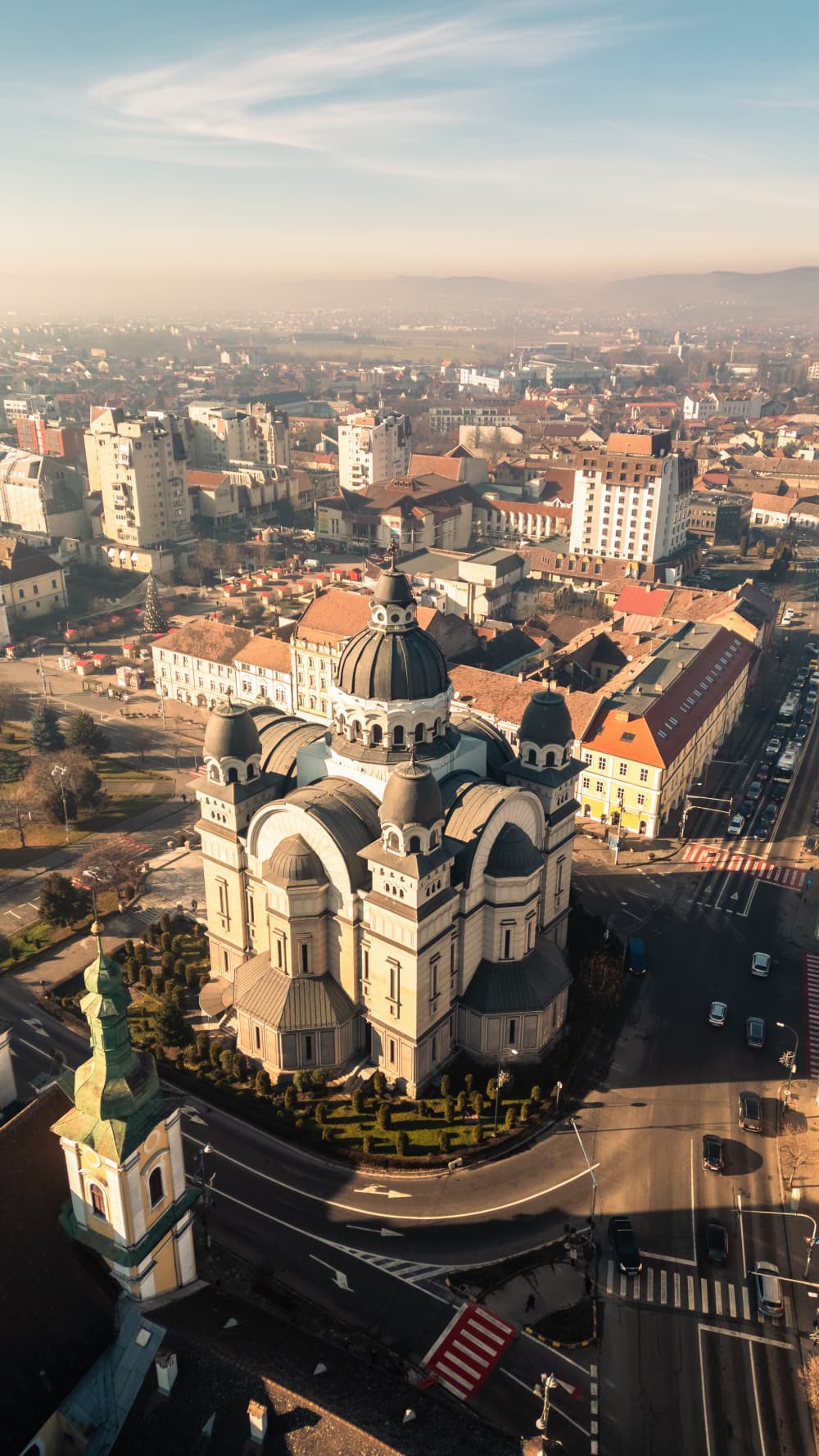 Aerial foto of Targu Mures